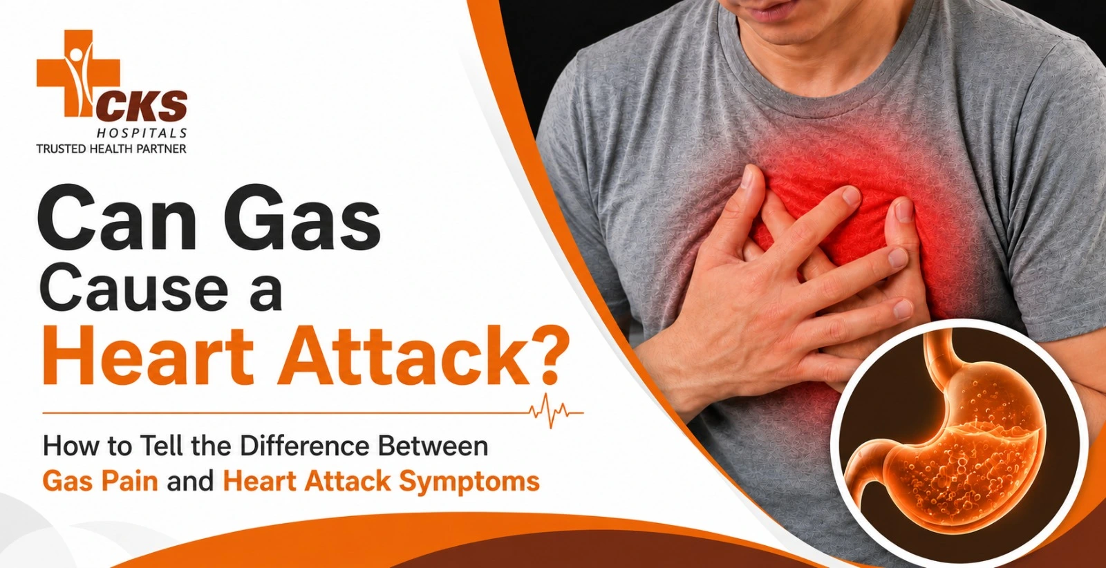 Can Gas Cause a Heart Attack? How to Tell the Difference Between Gas Pain and Heart Attack Symptoms